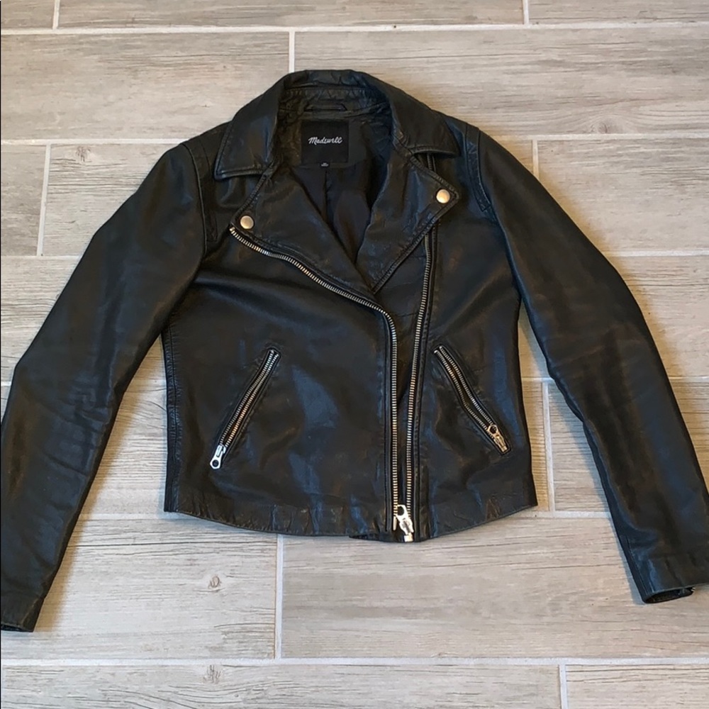 Madewell Black Leather Jacket